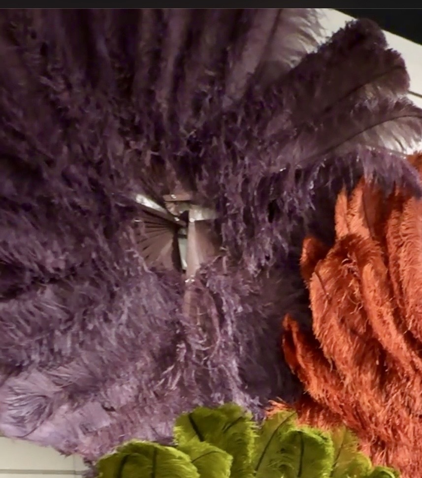 Ostrich Prime Quality Fan 24 x 42 inch --Amethyst
