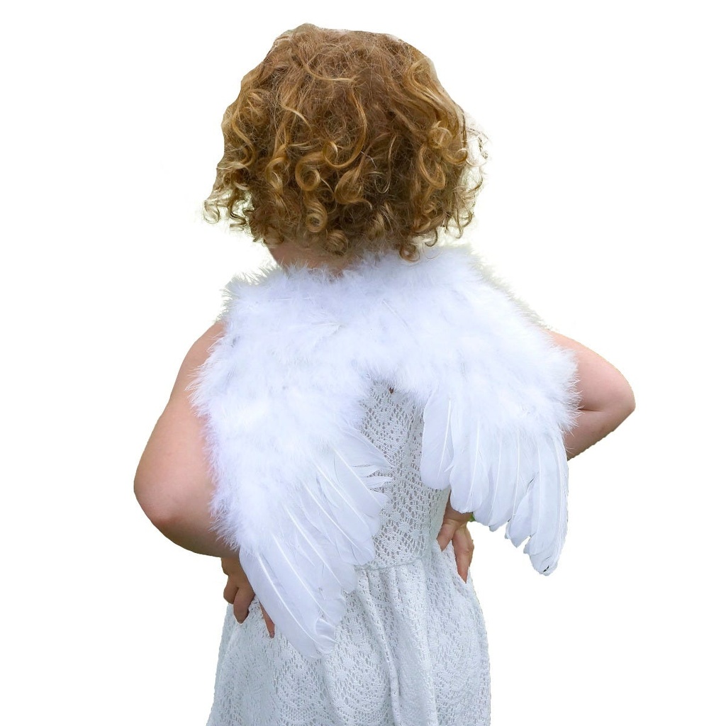 Angel Wing Small 11 x 10 inch --White