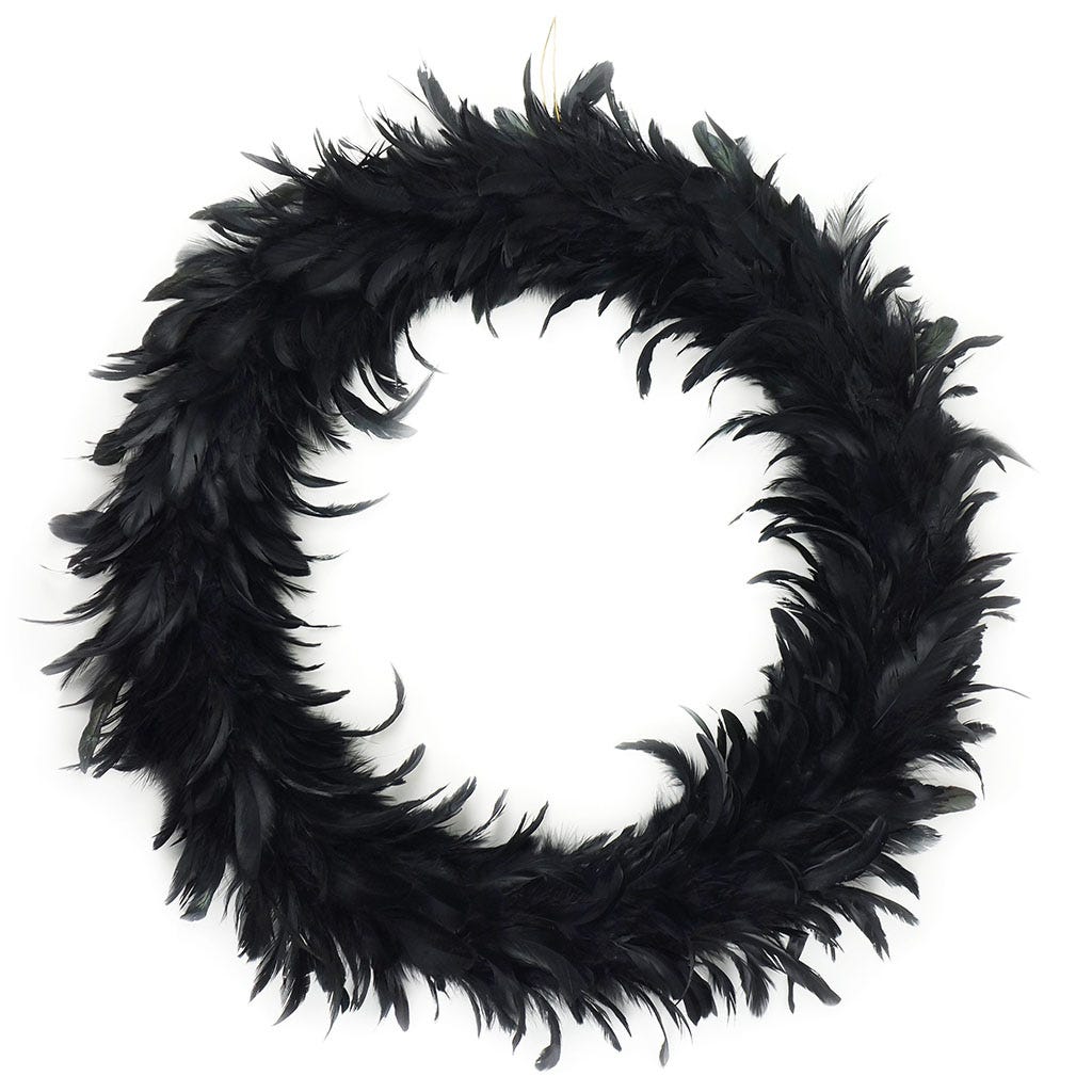 Schlappens Wreath 22 inch Diameter --Black