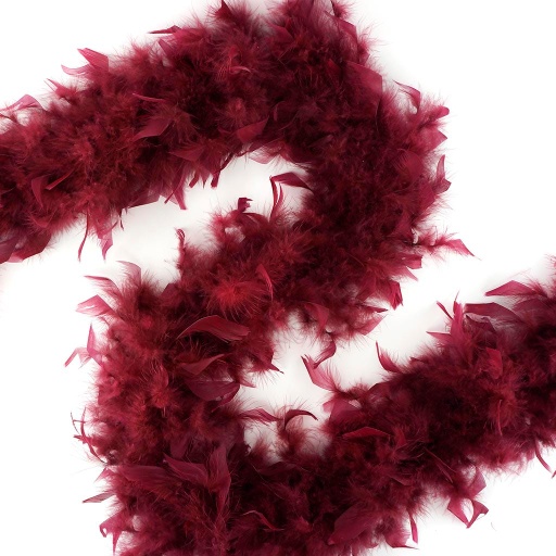 [5-SF40--BU] Chandelle Boa Light Weight 2yd --Burgundy