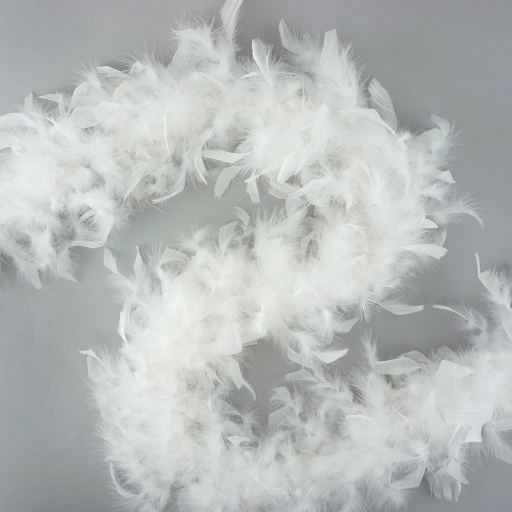 [5-SF40--W] Chandelle Boa Light Weight 2yd --White