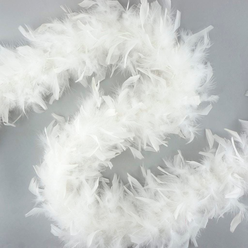 [5-SF60--W] Chandelle Boa Medium Weight 2yd --White