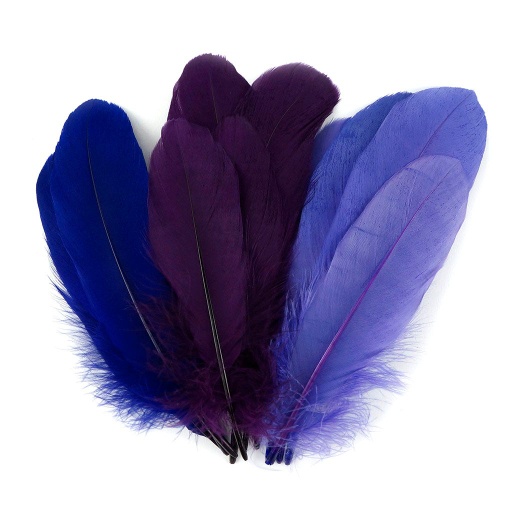 [B204M--SUGARPLUM] Goose Pallet 6-8 inch   12PC PKG --Lavender/Purple/Regal