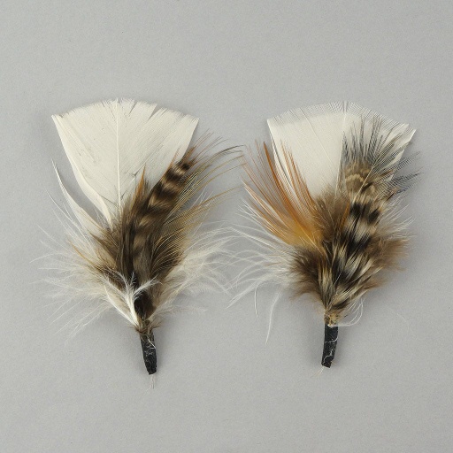 [BP5208--EG-N] Hat Trim 2 x 3.25 inch  2PC PKG --Eggshell/Natural