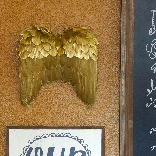 [WHD-WING--GO] Angel Wing Metallic Gold 11 x 11 inch --Gold